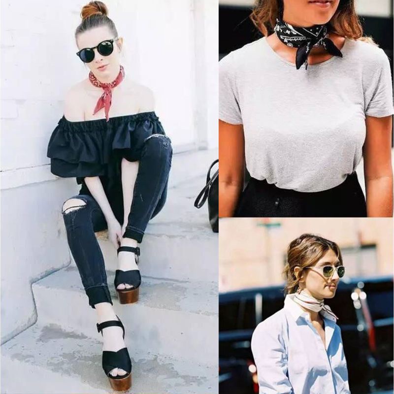 Youyo Băng Đô Quấn Đầu Bằng Vải Cotton Họa Tiết Hoa Hướng Dương Phong Cách Hip Hop Dân Tộc