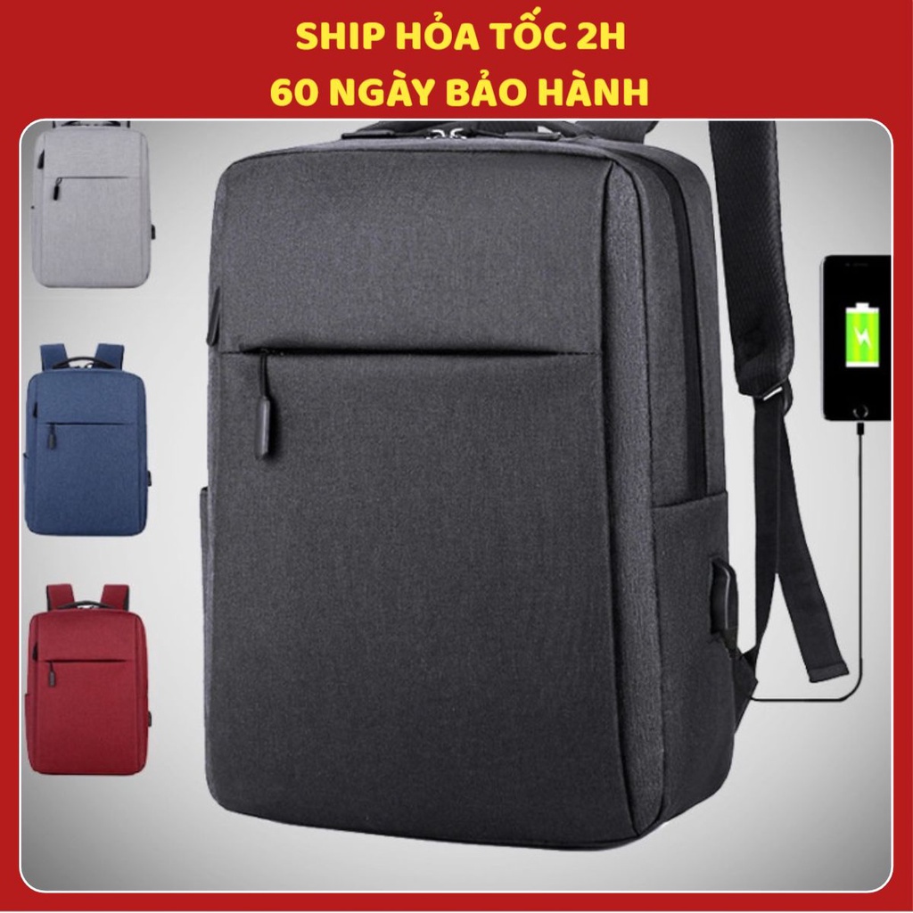 BALO LAPTOP Nam Nữ, Cặp Đựng Laptop Chống Sốc 13inch, 14inch, 15.6inch Thời Trang Giá Rẻ Đi Học Đi Làm Có Cổng USB