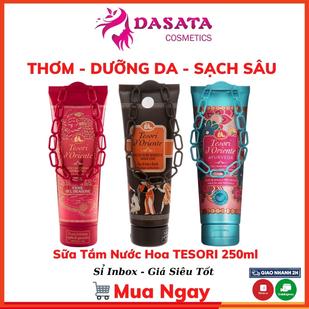 Sữa Tắm Nước Hoa TESORI 250ml💖SIÊU HOT💖 Sữa Tắm Xích Yêu Thích Số 1 Quyến Rũ Hương Nước Hoa Tự Nhiên An Toàn Mọi Loại Da