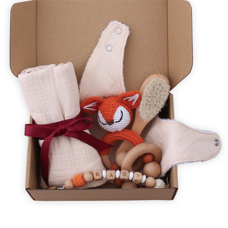 Bộ 6 Món Đồ Chơi Gồm Áo + Yếm + Băng Cài Đầu + Băng Cài Đầu Lục Giác Cho