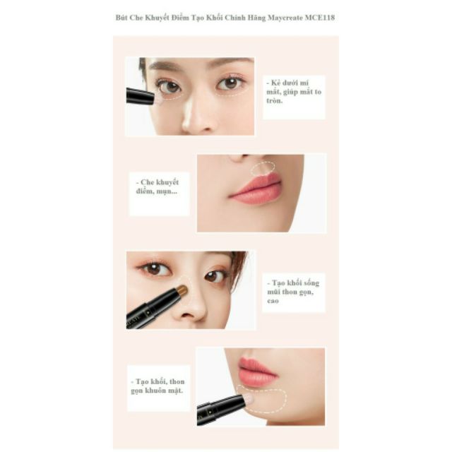 Bút Tạo Khối Che Khuyết Điểm Maycreate | BigBuy360 - bigbuy360.vn