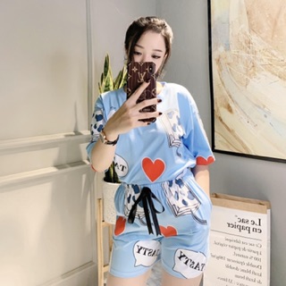 Set mặc nhà cotton siêu cấp cute