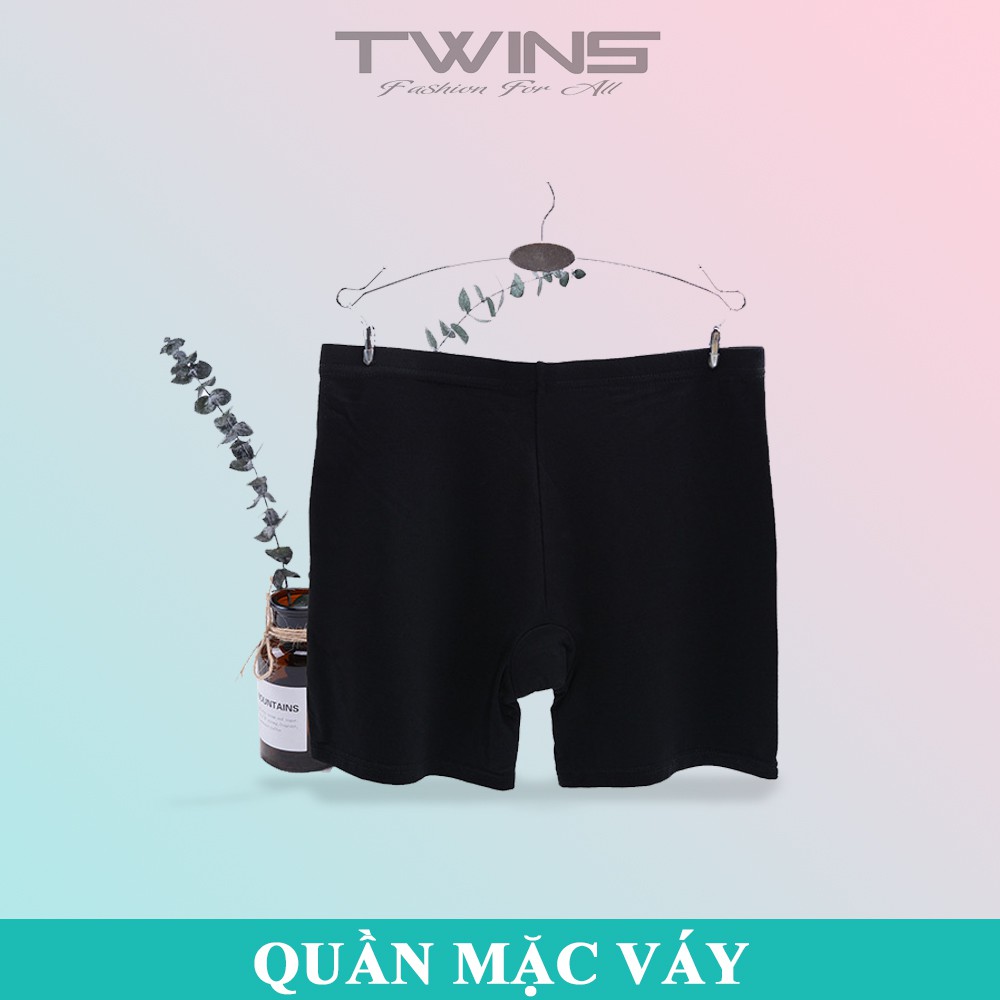 Quần lót mặc trong váy nữ ôm mông chống cuộn chất cotton mềm mịn thoáng mát thấm hút mồ hôi size 40kg-50kg