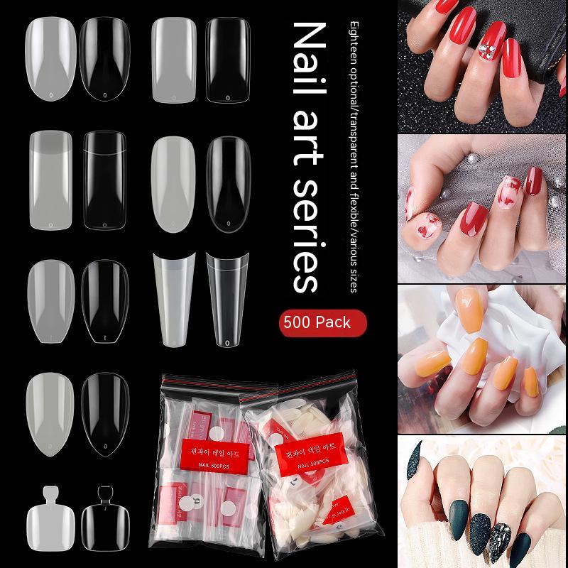 Set 500 Móng Tay Giả Kiểu Pháp