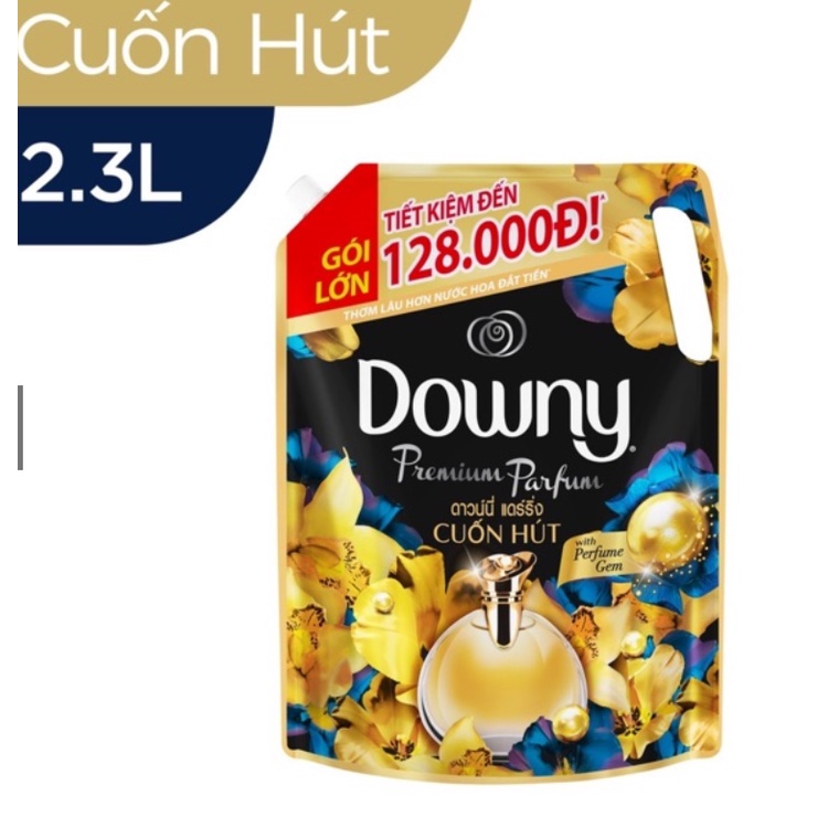 Nước Xả Vải Downy 2,3L, đậm đặc và làm mềm vải, lưu hương lâu