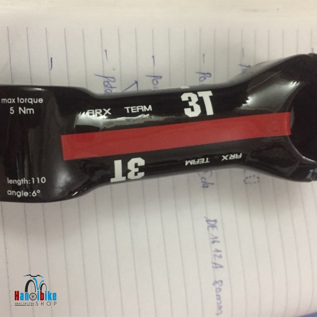 Pô tăng xe đạp Carbon 3T 31.8