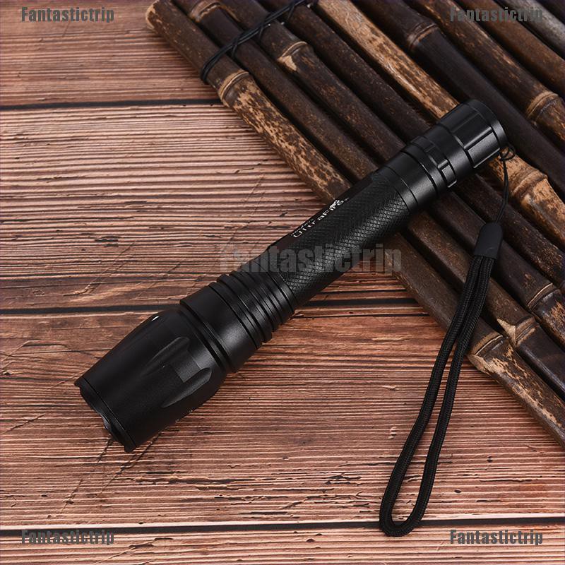 Fantastictrip Super Bright 90000LM T6 LED Flashlight Torch Zoomable 18650