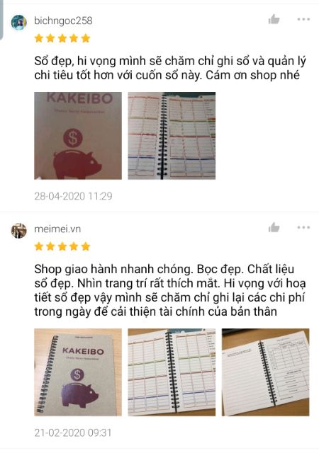 Sổ tay quản lý tài chính cá nhân Kakeibo Nhật Bản