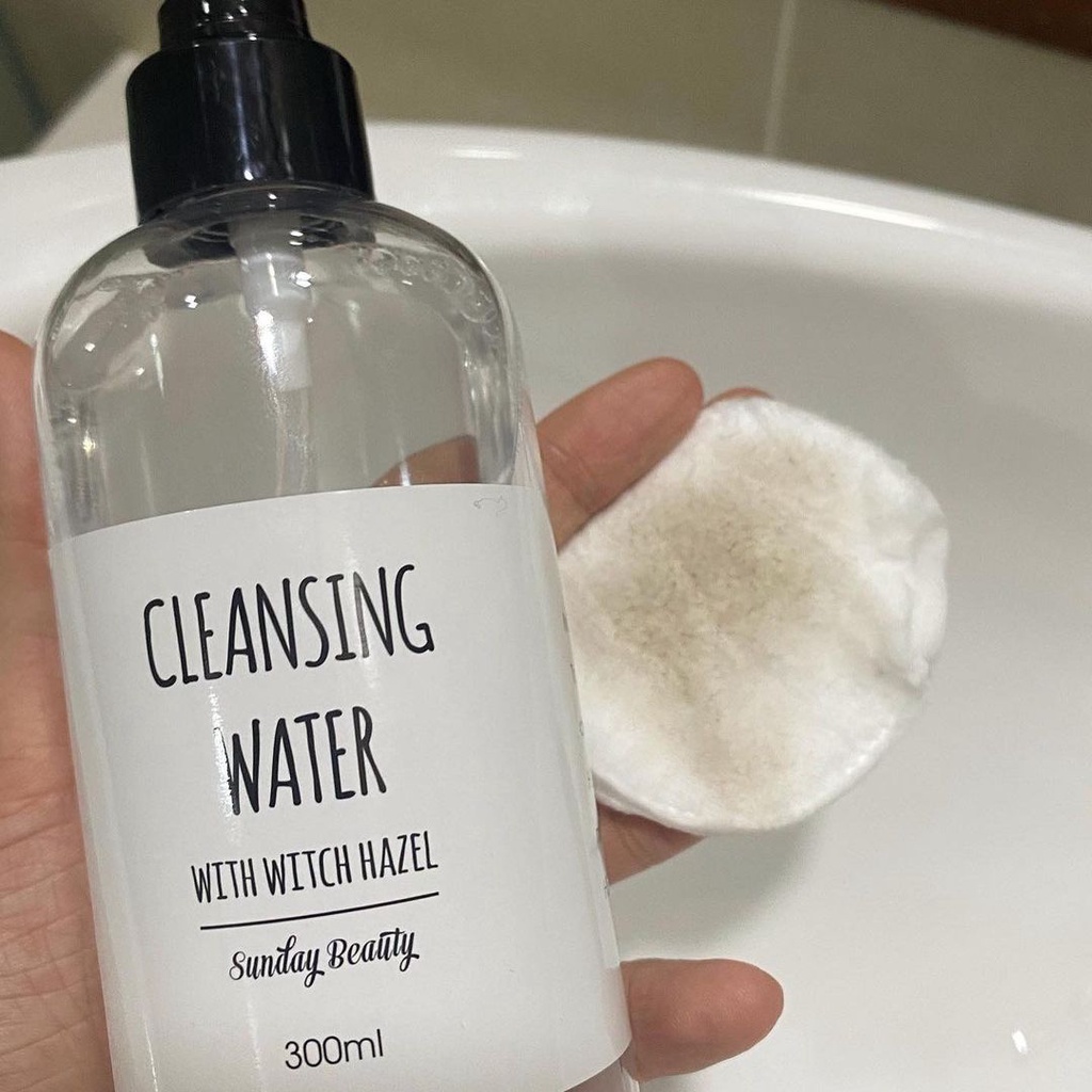 Nước tẩy trang cây phỉ làm sạch sâu thiên nhiên Cleansing water Sunday Beauty handmade [dùng cho cả da nhạy cảm]