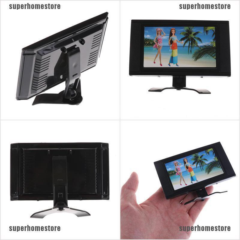 1 Mô Hình TV LCD Trang Trí Nhà Búp Bê