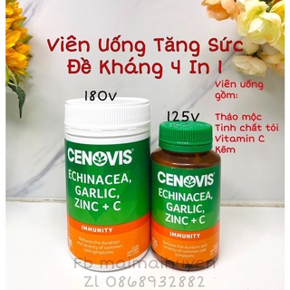 Đủ bill + tem chemist viên uống tăng sức đề kháng cenovis - ảnh sản phẩm 1