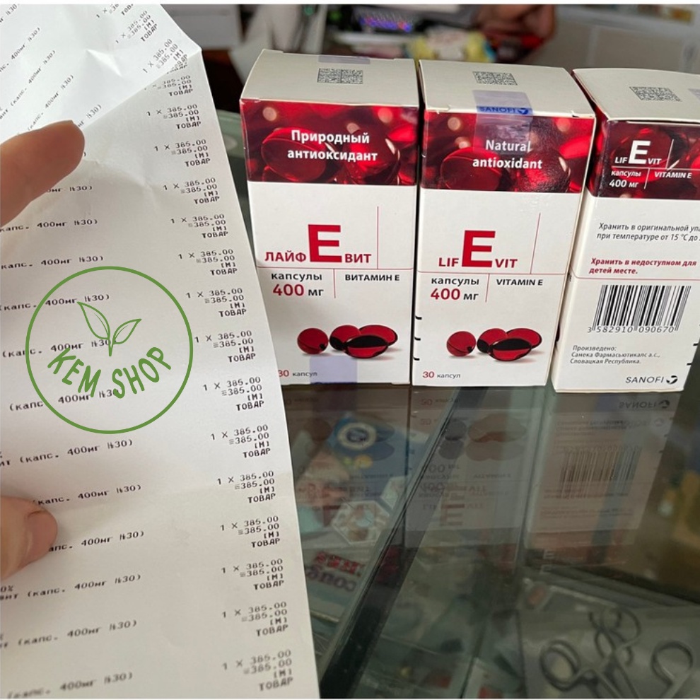 [CAM KẾT CHÍNH HÃNG] Vitamin E đỏ, viên uống đẹp da vitamin E đỏ Nga, hàm lượng 270mg và 400mg làm đẹp, hỗ trợ nội tiết