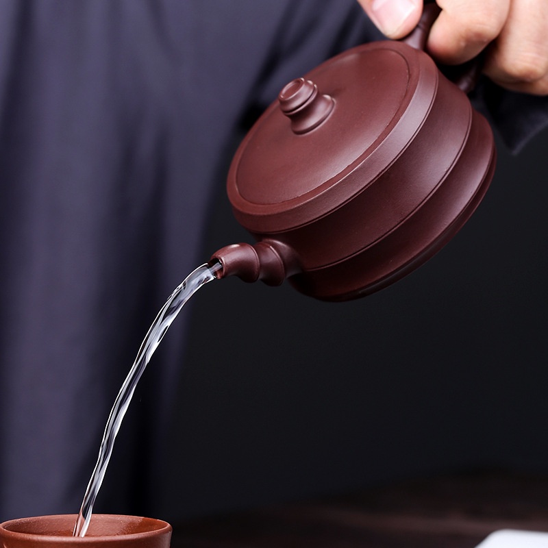 Ấm Tử Sa Nghi Hưng Trúc Đoạn 200 ml (Tử Nê)
