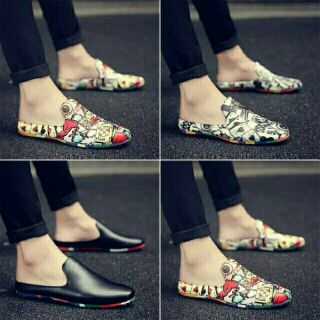 Các mẫu giầy sục nam da trơn  đẹp và lạ