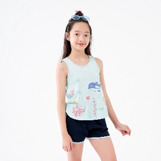 Bộ Quần Áo Tanktop Bé Gái (3-9 Tuổi) K's Closet K240TES CH