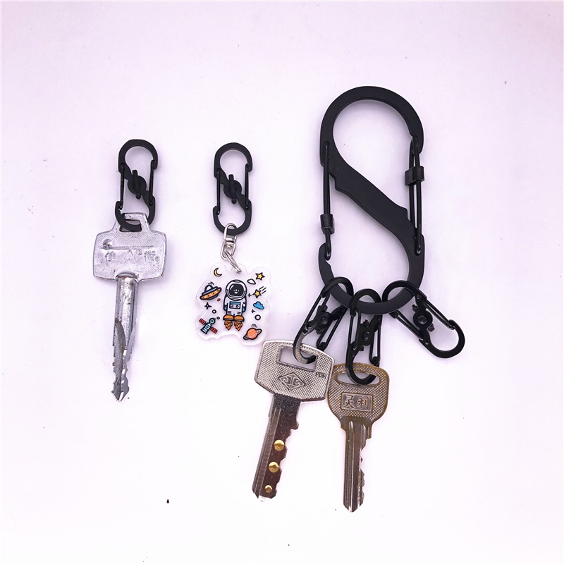 Móc Khóa Chữ S Bằng Thép Không Gỉ Chống Trộm Tiện Dụng