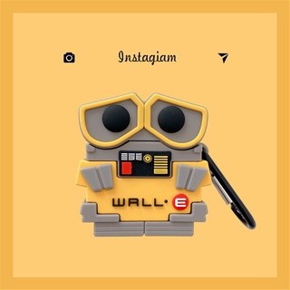 Vỏ Bảo Vệ Hộp Sạc Tai Nghe Airpods 1 2 3 Pro Bằng Silicon Họa Tiết Hoạt Hình WALL·E WALL EVE 3D