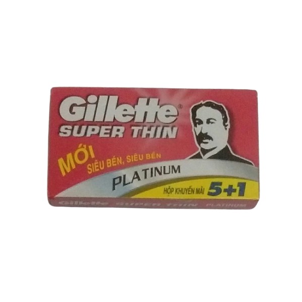 [HÀNG CÓ SẴN]Combo 6 lưỡi lam Gillette Thin((CHÍNH HÃNG)