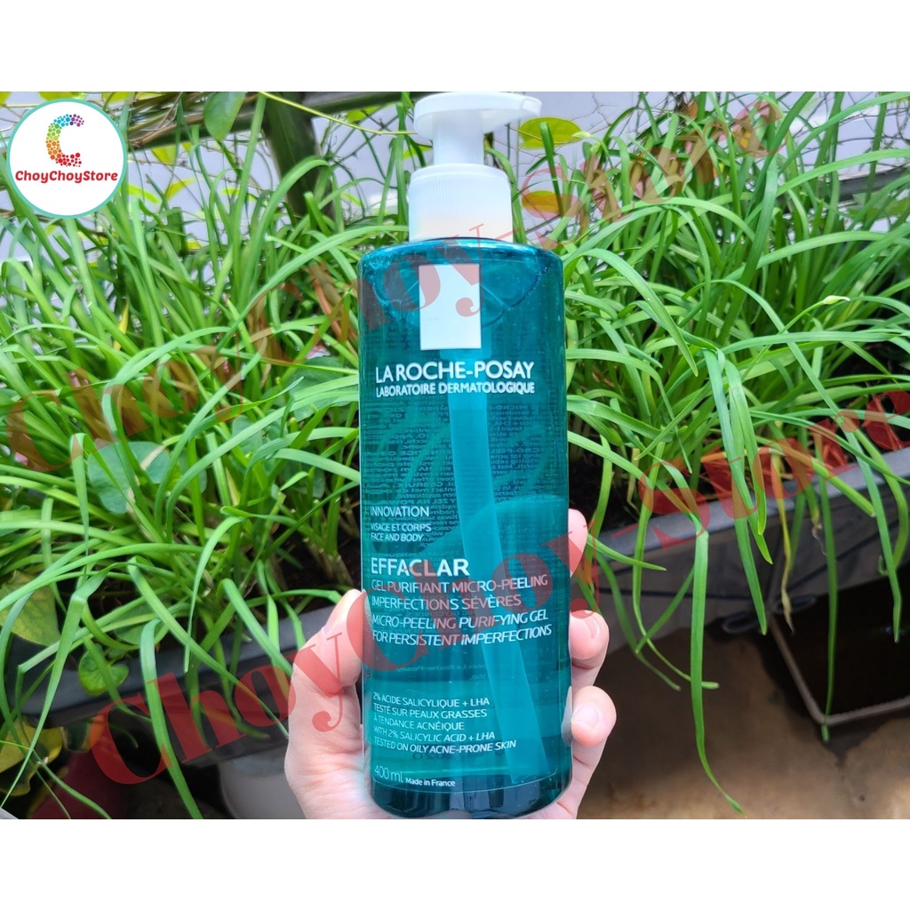 [TEM CTY] La Roche Posay Effaclar Micro Peeling Purifying Gel 400mL - Gel Rửa Mặt & Tắm Làm Sạch Bã Nhờn, Giảm Thâm Sẹo | BigBuy360 - bigbuy360.vn