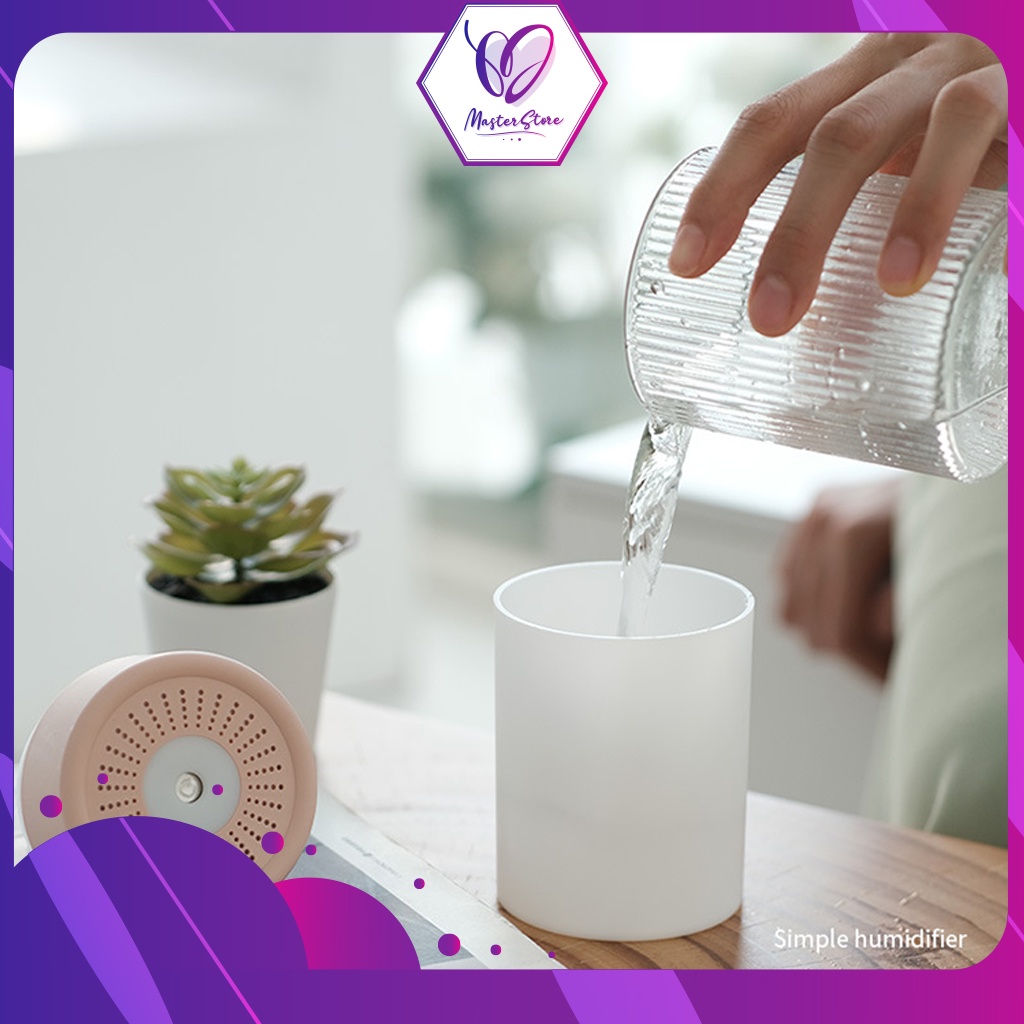 Máy xông tinh dầu, phun sương, tạo ẩm, nhiều chế độ đèn màu Master Store