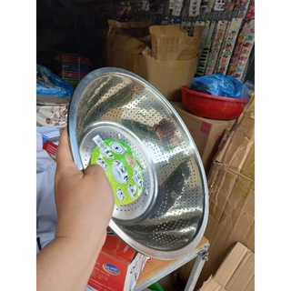 rổ inox lỗ nhỏ 36cm