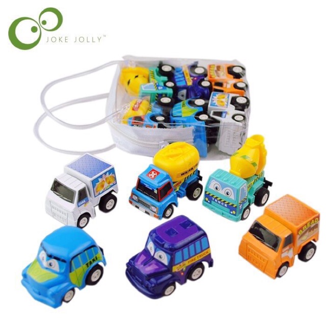 Bộ túi 6 ô tô mini