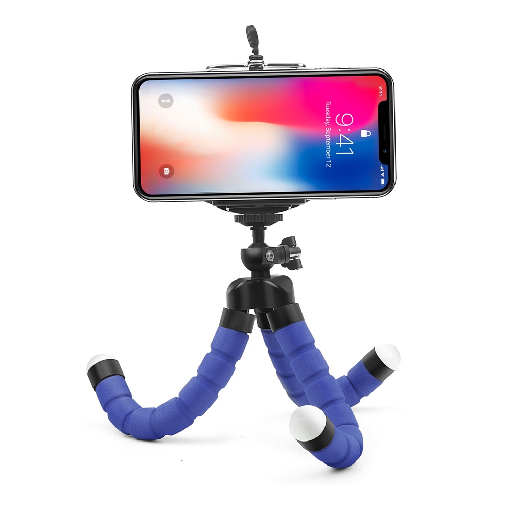 Giá Đỡ Ba Chân Mini Bằng Bọt Biển Cho iPhone 13 Pro max Samsung Xiaomi Gopro 10 DJI Action 2