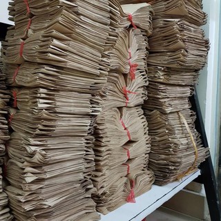 100 túi giấy xi măng loại  2kg (25x30)