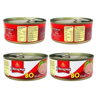 Combo 4 Bò 2 Lát 3 Bông Mai Vissan 150g (Date 2026)