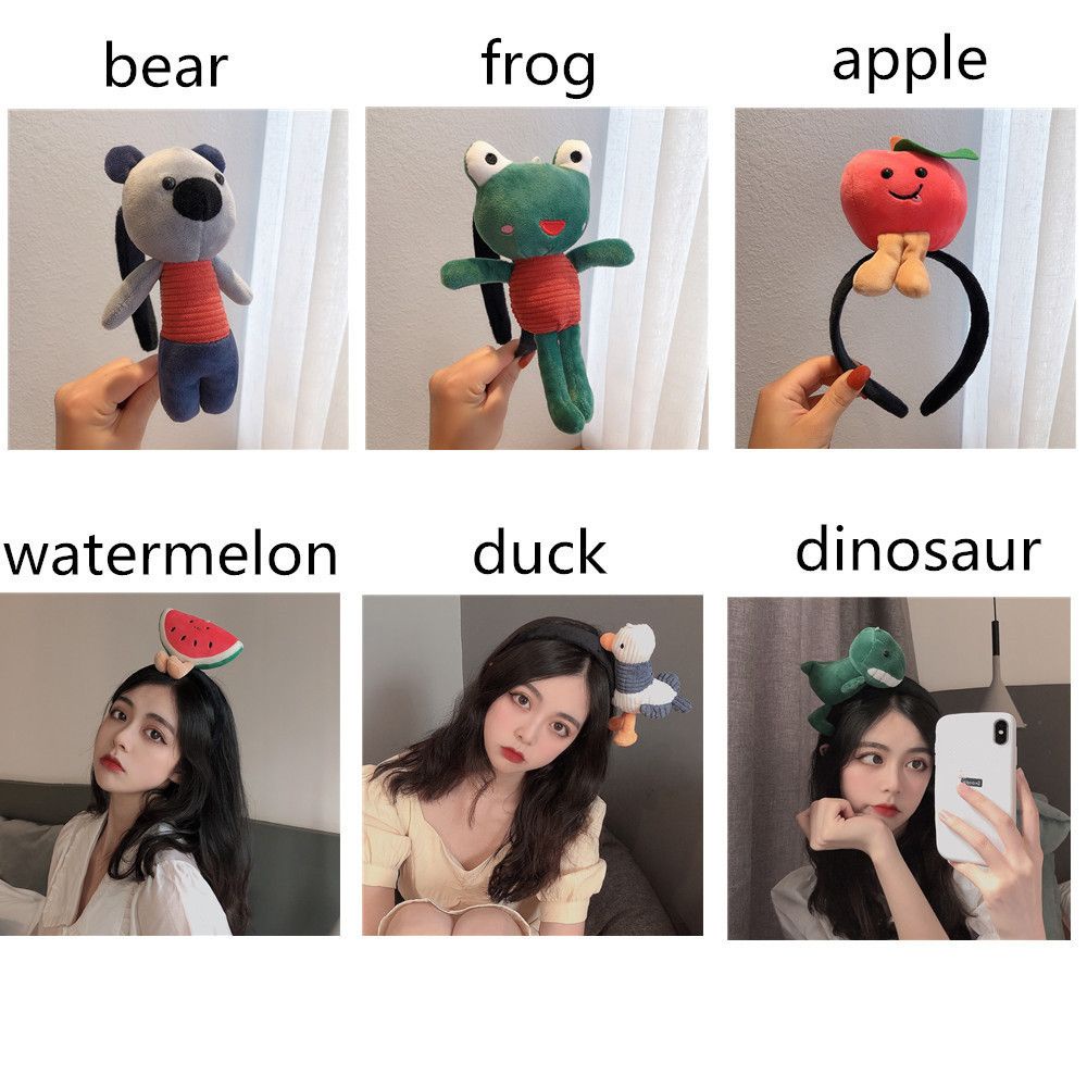 Cài tóc hình búp bê hoạt hình thiết kế dễ thương cho bé