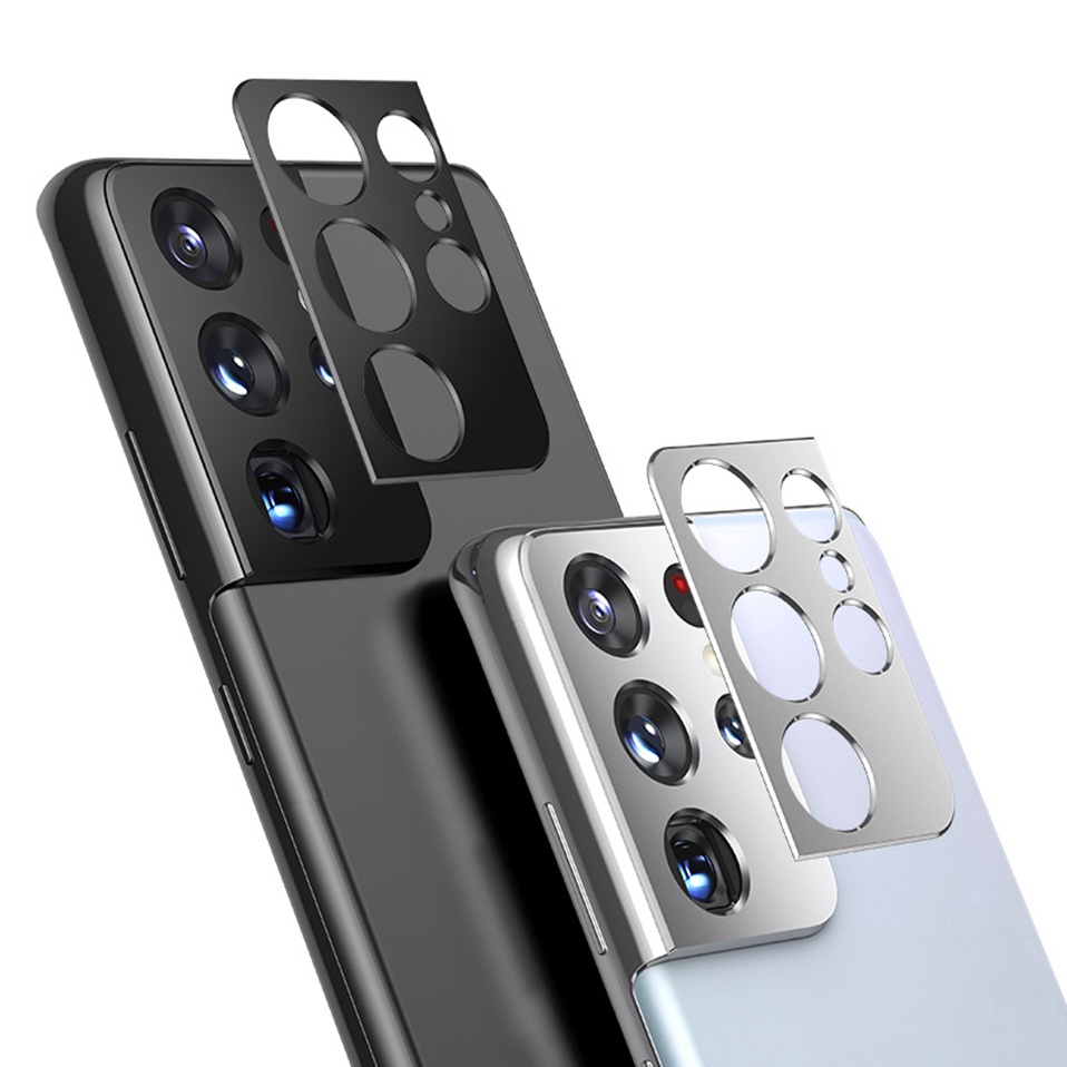 Khung Bảo Vệ Camera Bằng Nhôm Chuyên Dụng Cho Samsung Galaxy S21 S22 Ultra Plus S20 FE note 20 Ultra 5G