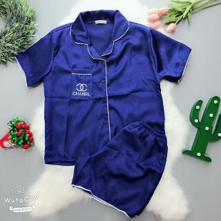 Đồ bộ phi lụa Tay ngắn quần đùi siêu đẹp hàng công ty