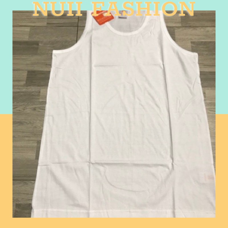 ÁO BA LỖ TRẮNG  NAM COTTON 100%  HANOSIMEX HÀNG ĐẸP _NUIIFASHION