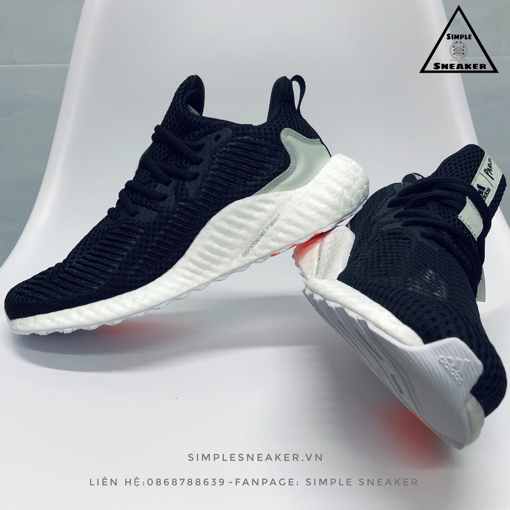 Giày Adidas 🔴FREESHIP🔴 Adidas Alphaboost Parley Chính Hãng - Giày Chạy Bộ Tập Gym Adidas Chuẩn Auth [EF1162]