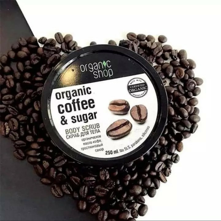 Tẩy Tế Bào Chết Toàn Thân Organic Shop Organic Coffee & Sugar Body Scrub 250ml (Hương Cafe) của Nga