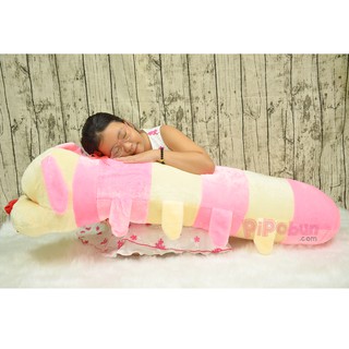 Gối ôm Sâu Hồng Pipobun nhiều size, nhiều màu