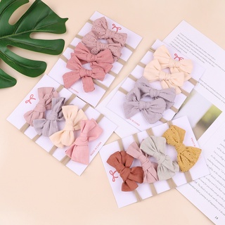 KIDSBOWS Set bốn băng đô nơ dễ thương cho bé gái