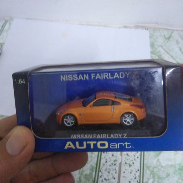 Xe mô hình auto art 1:64 - Nissan Fairlady Z màu cam