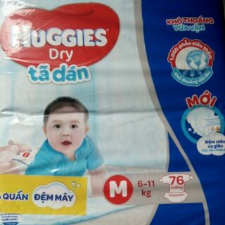 [HCM]Tả Dán huggies M76 miếng Mẫu Mới nhất