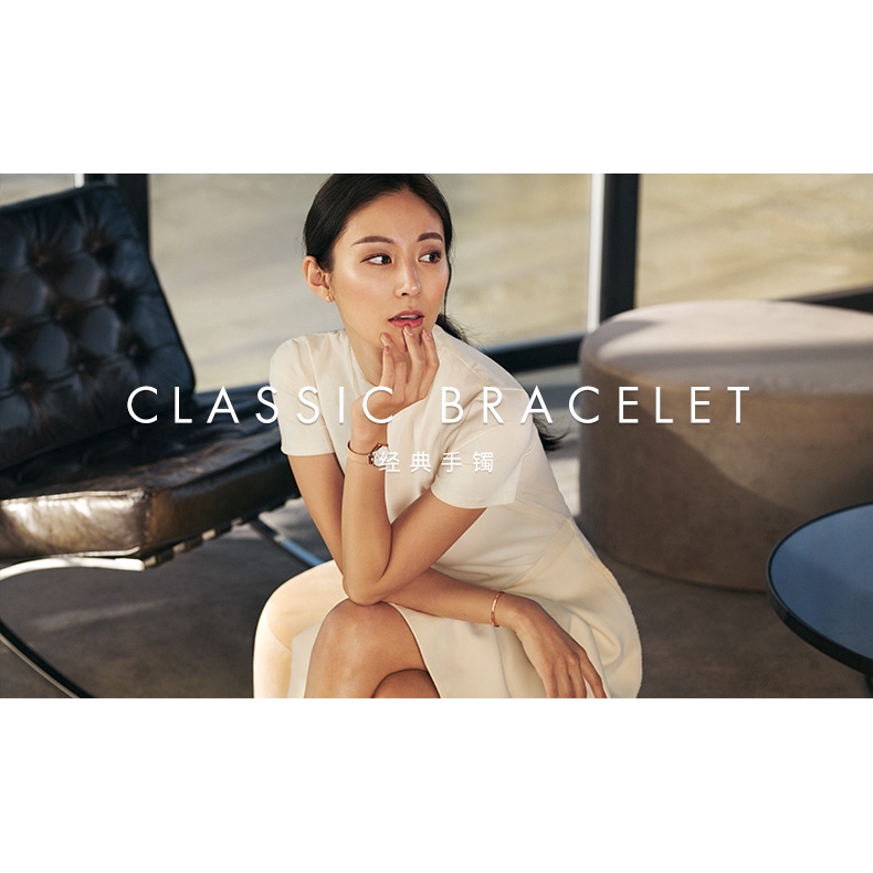 Vòng Đeo Tay Bằng Thép Không Gỉ Thời Trang Sành Điệu Cho Nữ