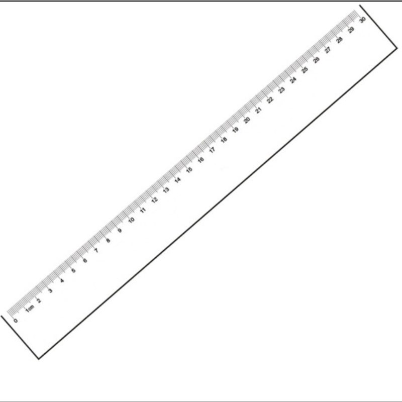 Thước 30cm Kewen thước khắc số không mờ