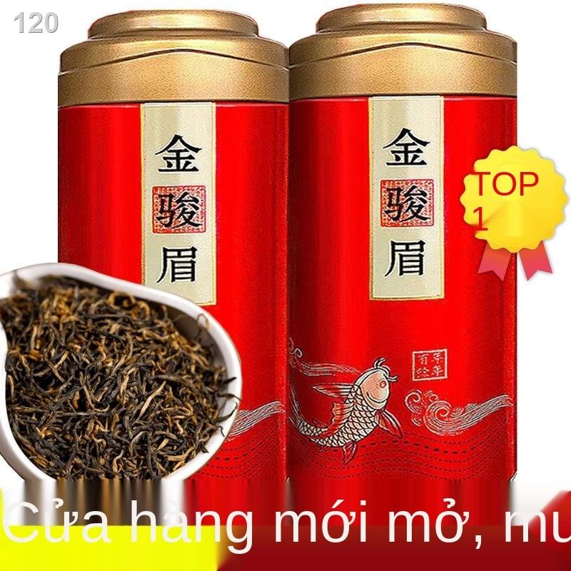 【HOT】Mua hai tặng một trà đen Jinjunmei cao cấp 2021 chính hiệu búp vàng mới đóng hộp mật ong, thơm