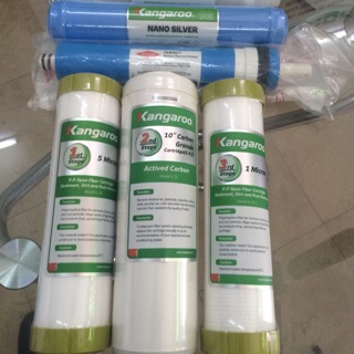 (Combo) bộ 5 lõi lọc 1,2,3,4,5 Kangaroo chính hãng