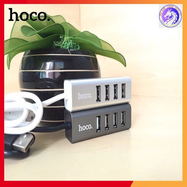 Sạc Chia 4 Cổng Hoco HB1 USB 2.0 - Sạc Được Nhiều Thiết Bị - Hàng Chính Hãng