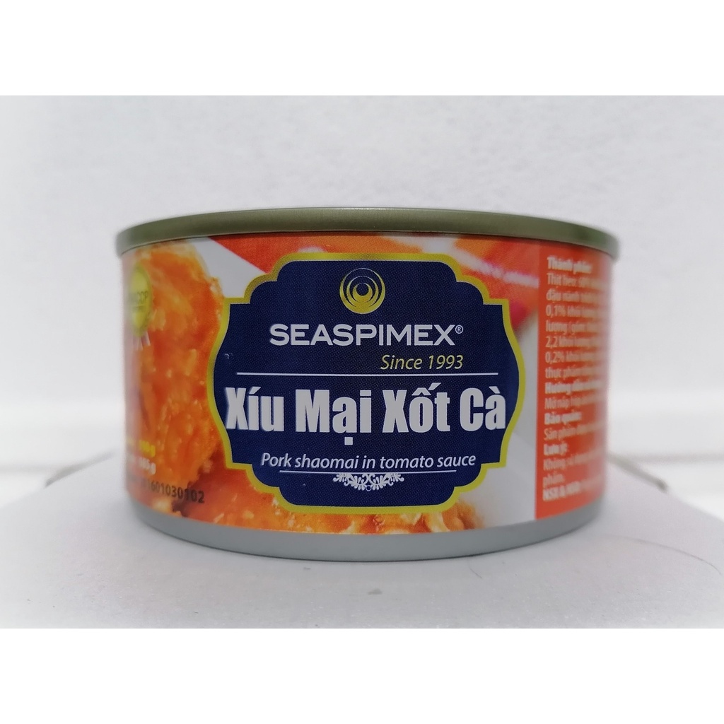 [Hộp 185g] XÍU MẠI XỐT CÀ [VN] SEASPIMEX Pork Shaomai in Tomato Sauce