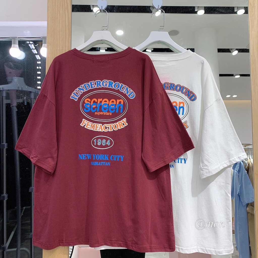 ÁO THUN NEW YORK GIÁ SỈ 3158 PHÔNG NAM NỮ TAY NGẴN VÀ LỠ GIA ĐÌNH CẶP ĐÔI CÓ SIZE TRẺ EM CHO BÉ TRAI GÁI UNISEX GIÁ RẺ