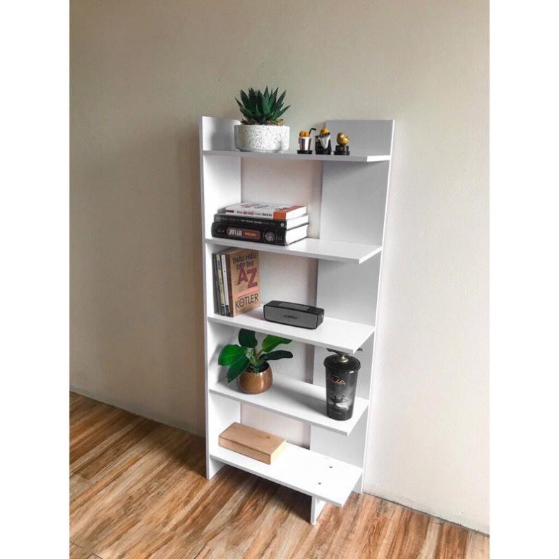 Kệ sách lắp ghép đa năng, kệ góc tường 5 tầng chuyennoithat
