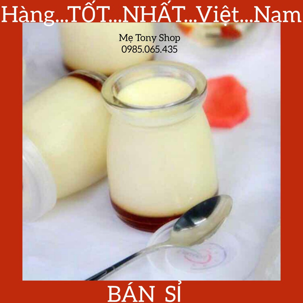 Hũ Thủy Tinh Có Nắp Nhựa 100ml