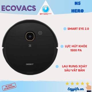 Robot hút bui lau nhà thông minh ecovacs deebot dj65 pro hàng chính hãng. sẵn