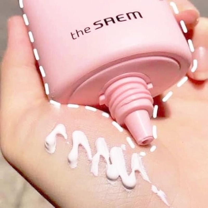 Kem Chống Nắng THE SAEM ECO EARTH POWER PINK SUN CREAM SPF50+ PA ++++